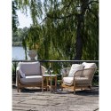 Stolik pomocniczy Terracina akacja/terrazzo ( Rozmiar: uniwersalny )