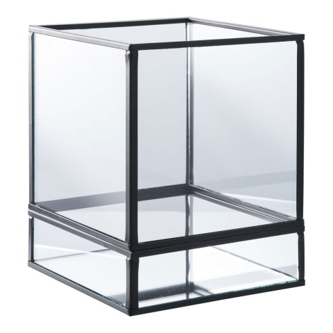 Świecznik Hurricane mały czarny ( Rozmiar: uniwersalny )