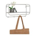 Wieszak/ półka Feira 45x15x25cm szara ( Rozmiar: uniwersalny )
