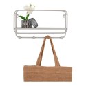 Wieszak/ półka Feira 45x15x25cm szara ( Rozmiar: uniwersalny )