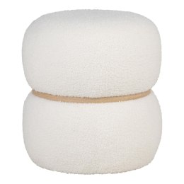 Pufa Milford biała teddy ( Rozmiar: uniwersalny )