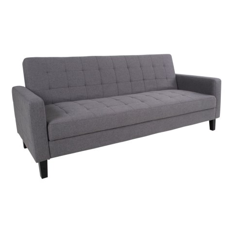 Sofa rozkładana Milton szara ciemna/ czarne nogi ( Rozmiar: uniwersalny )
