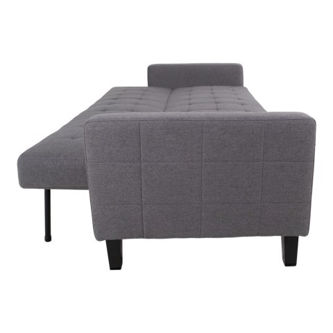 Sofa rozkładana Milton szara ciemna/ czarne nogi ( Rozmiar: uniwersalny )