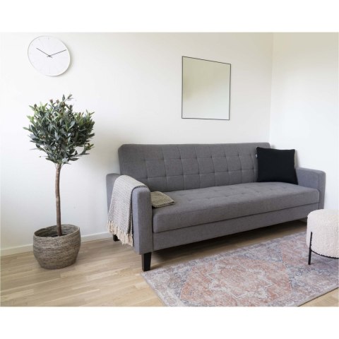Sofa rozkładana Milton szara ciemna/ czarne nogi ( Rozmiar: uniwersalny )