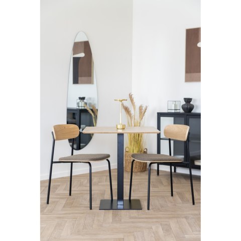 Stół Fano 70x70cm naturalny/ czarny ( Rozmiar: uniwersalny )