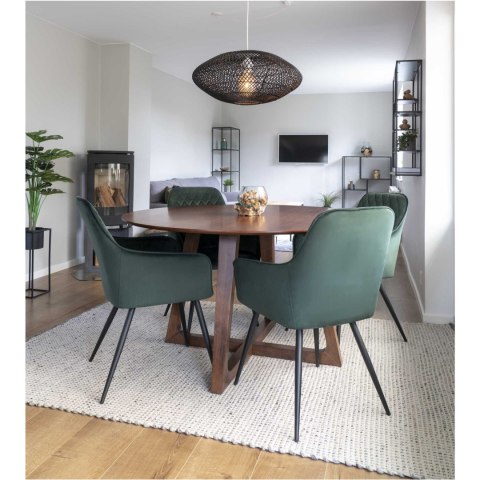 Stół Hellerup 137cm orzech ( Rozmiar: uniwersalny )