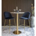Stół barowy Bolzano marmur/złoty ( Rozmiar: uniwersalny )
