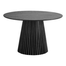 Stół okrągły Osaka 120cm dąb czarny ( Rozmiar: uniwersalny )