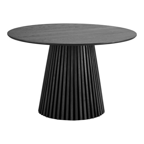 Stół okrągły Osaka 120cm dąb czarny ( Rozmiar: uniwersalny )