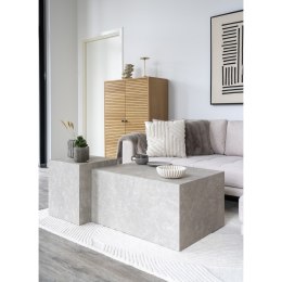 Stolik kawowy Prague 60x80cm szary marmur ( Rozmiar: uniwersalny )