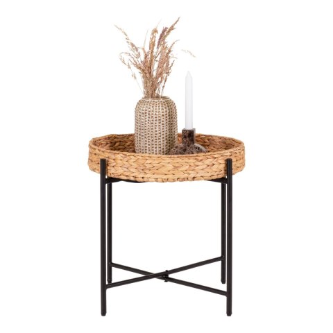 Stolik pomocniczy Naro 50cm naturalny hiacynt ( Rozmiar: uniwersalny )
