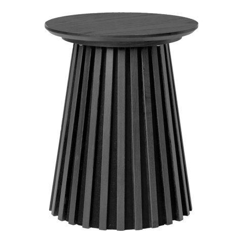 Stolik pomocniczy Osaka 40cm dąb czarny ( Rozmiar: uniwersalny )