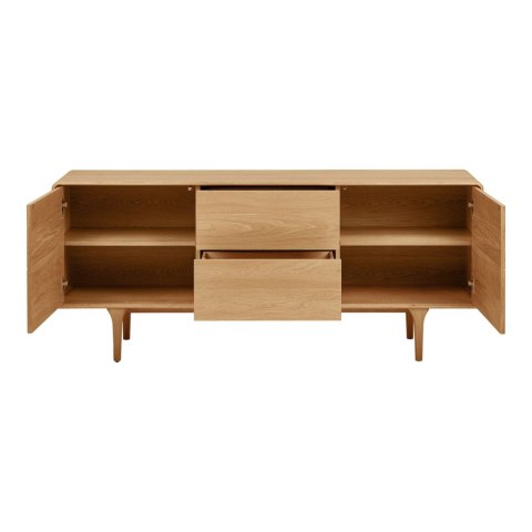 Komoda Darwin dąb naturalny 180x45x75 cm ( Rozmiar: uniwersalny )