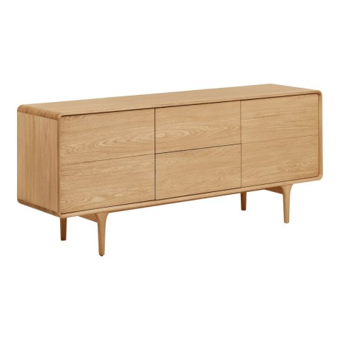 Komoda Darwin dąb naturalny 180x45x75 cm ( Rozmiar: uniwersalny )
