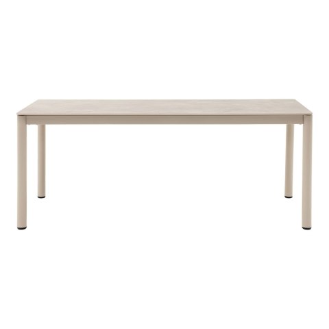 Stół Alcudia aluminium/ceramika, piaskowy 90x200x74 cm ( Rozmiar: uniwersalny )