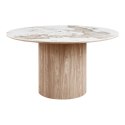 Stół Athens blat ceramiczny, biały/brązowy, 140 cm ( Rozmiar: uniwersalny )