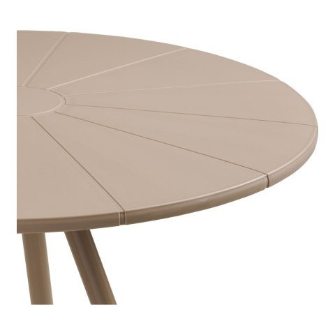 Stół Barletta Bistro okrągły taupe 70cm ( Rozmiar: uniwersalny )