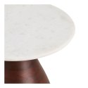 Stolik kawowy Heide drewno mango/marmur 40x41 cm ( Rozmiar: uniwersalny )