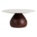 Stolik kawowy Heide drewno mango/marmur, 70x35 cm ( Rozmiar: uniwersalny )