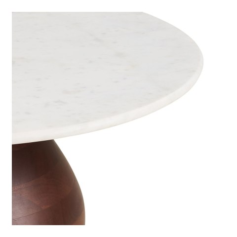 Stolik kawowy Heide drewno mango/marmur, 70x35 cm ( Rozmiar: uniwersalny )