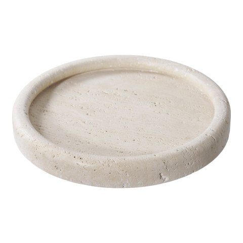 Taca okragła 25,5cm trawertyn ( Rozmiar: uniwersalny )