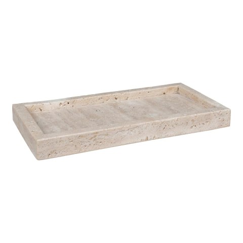 Taca prostokąt 30,5x15cm trawertyn ( Rozmiar: uniwersalny )