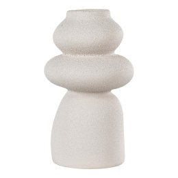 Wazon ceramiczny beżowy 3 kamienie 26,5cm ( Rozmiar: uniwersalny )