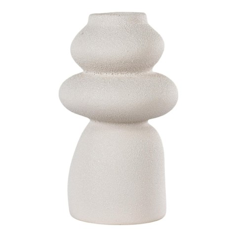 Wazon ceramiczny beżowy 3 kamienie 26,5cm ( Rozmiar: uniwersalny )