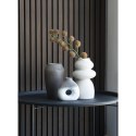 Wazon ceramiczny beżowy 3 kamienie 26,5cm ( Rozmiar: uniwersalny )
