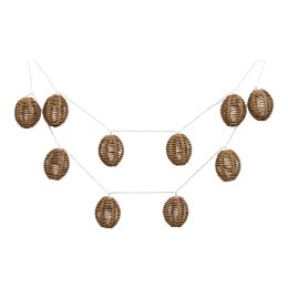 Girlanda LED Carlisle polirattan/metal, naturalny/czarny ( Rozmiar: uniwersalny )