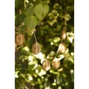 Girlanda LED Carlisle polirattan/metal, naturalny/czarny ( Rozmiar: uniwersalny )