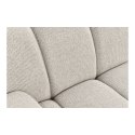 Sofa modułowa Taza 2,5-osobowa z pufem piaskowa, prawa ( Rozmiar: uniwersalny )