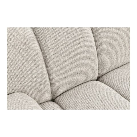Sofa modułowa Taza 2,5-osobowa z pufem piaskowa, prawa ( Rozmiar: uniwersalny )