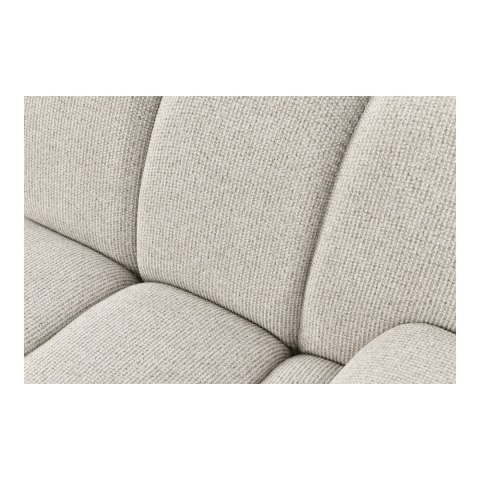 Sofa modułowa Taza 3,5-osobowa z pufem piaskowa, prawa ( Rozmiar: uniwersalny )