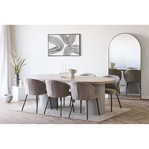 Wazon Almond ceramiczny beżowy 10,5x19,5 cm ( Rozmiar: uniwersalny )