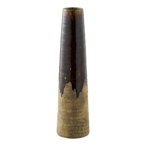 Wazon Cali ceramiczny, brązowy 12,5x48 cm ( Rozmiar: uniwersalny )