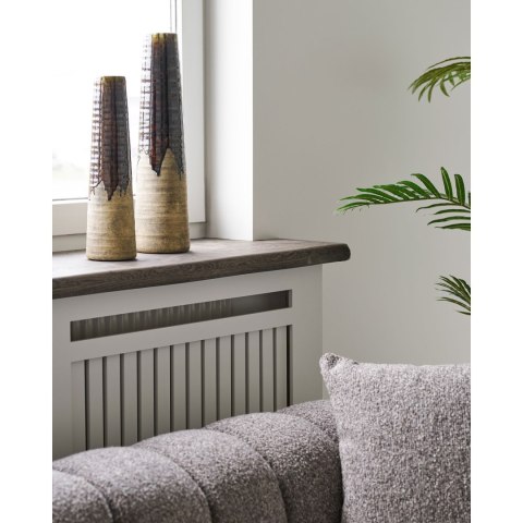 Wazon Cali ceramiczny, brązowy 12,5x48 cm ( Rozmiar: uniwersalny )