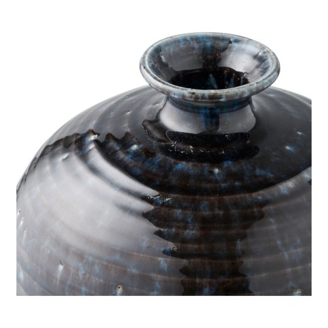 Wazon Cali ceramiczny, ciemnoniebieski 27x44,5 cm ( Rozmiar: uniwersalny )