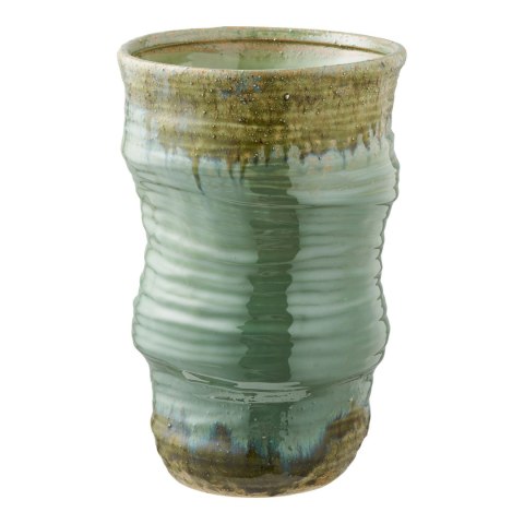 Wazon Toran ceramiczny, zielony 22 x 34,5 cm ( Rozmiar: uniwersalny )