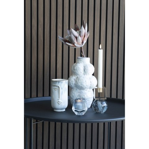 Wazon ceramiczny niebieski twarz 17cm ( Rozmiar: uniwersalny )