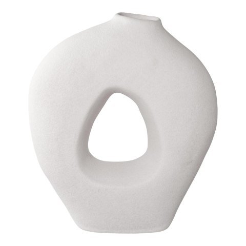 Wazon ceramiczny z dziurą biały 27,8cm ( Rozmiar: uniwersalny )