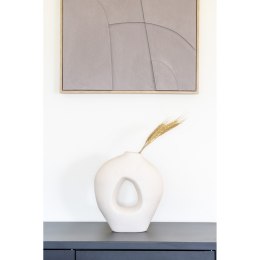 Wazon ceramiczny z dziurą biały 27,8cm ( Rozmiar: uniwersalny )