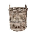 Zestaw 2 koszy Burton rattan naturalny ( Rozmiar: uniwersalny )
