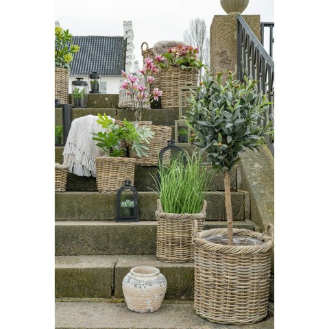 Zestaw 2 koszy Gili rattan naturalny ( Rozmiar: uniwersalny )