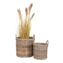 Zestaw 2 koszy Gili rattan naturalny ( Rozmiar: uniwersalny )