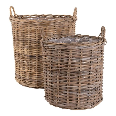 Zestaw 2 koszy Indo rattan ( Rozmiar: uniwersalny )