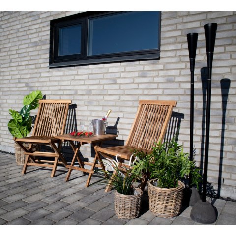 Zestaw 4 koszy Bogor naturalne rattan ( Rozmiar: uniwersalny )
