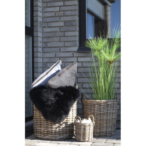 Zestaw 4 koszy Caor rattanowe naturalne ( Rozmiar: uniwersalny )