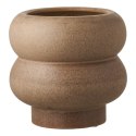 Doniczka ceramiczna, brązowa 19x17,5 cm ( Rozmiar: uniwersalny )