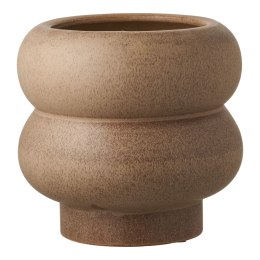 Doniczka ceramiczna, brązowa 19x17,5 cm ( Rozmiar: uniwersalny )